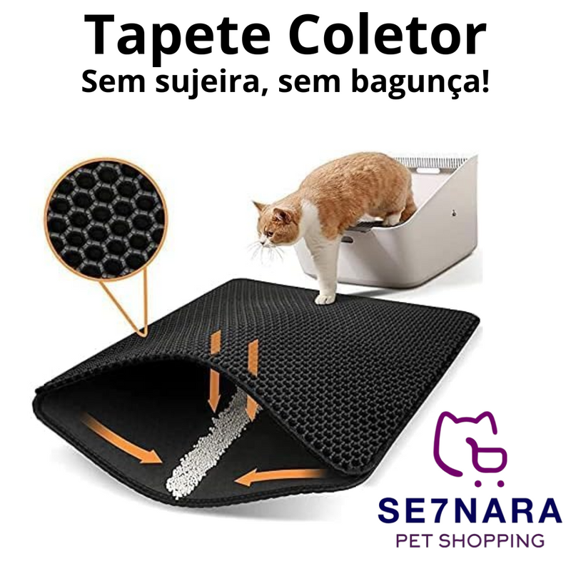 Tapete Papa Areia  coletor de areia para cães e gatos