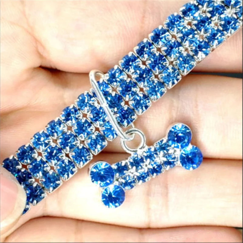 Colar Dog de Luxo PETJÓIA com strass